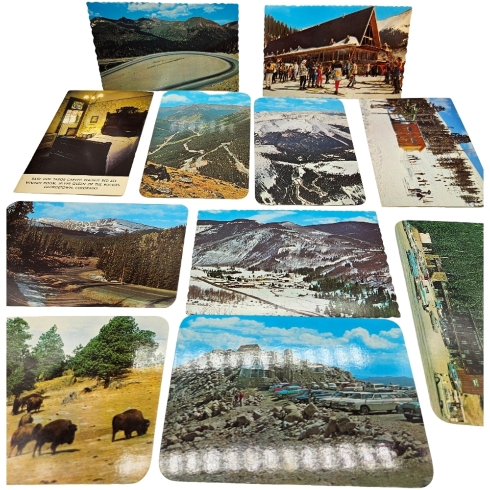 📬 Lot of 11 Various Vintage Unused Postcards Colorado USA